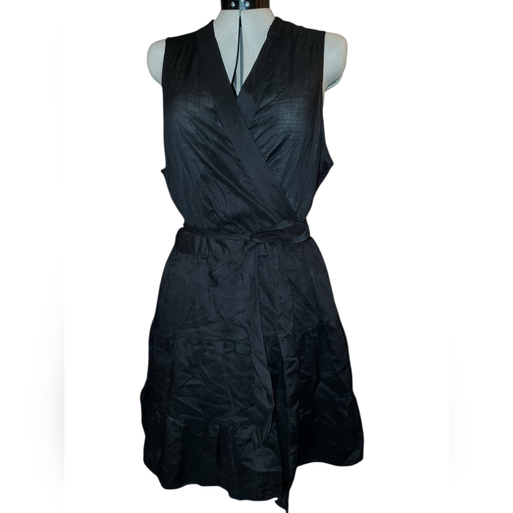 BANANA REPUBLIC Elegant Black Wrap Mini Dress Size: XXL NWT - Picture 8 of 13